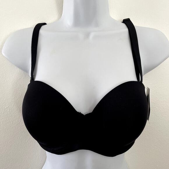 Wacoal Bra Womens 32DD Black Red Carpet Convertible Strapless NWT - Picture 2 of 6